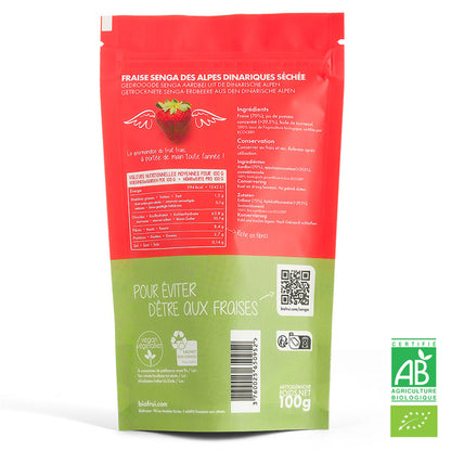Fraise senga des alpes dinariques séchée entière bio - 2