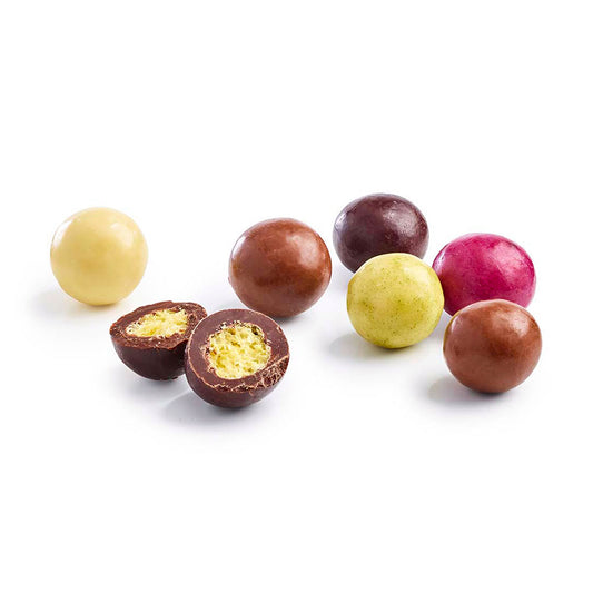 Mélange de billes de maïs enrobées de chocolat bio - 1